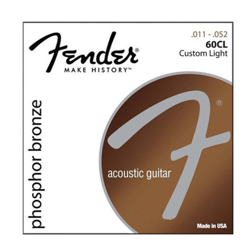 Fender Acoustic Guitar String 10, 11 Gauge (Per Set)