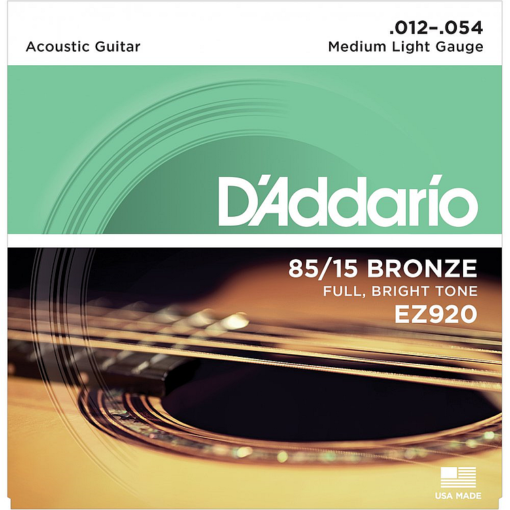 D'Addario EZ920 Acoustic 12 Gauge