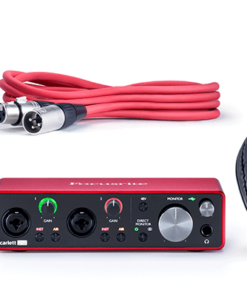 Focusrite Scarlett 2i2 Studio 3rd Gen USB Audio Interface and Recording Bundle